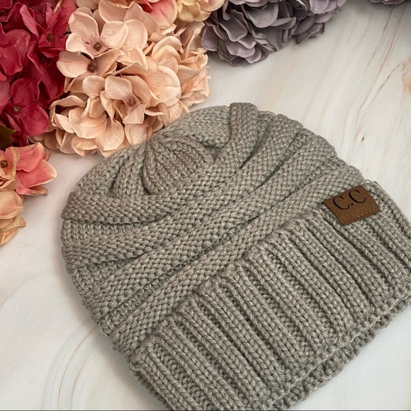 Slouch Hip Hop Unisex Gray Beanie - Picture 5 of 11